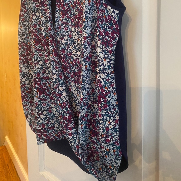 Clearwater Mixed Material Blouse - Picture 2 of 3